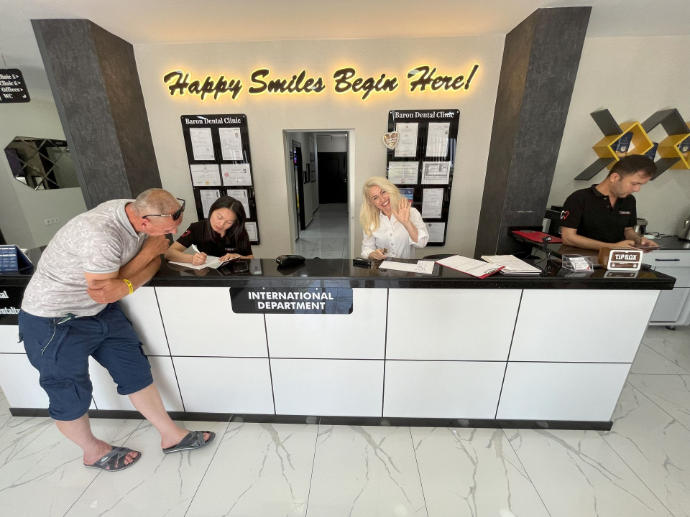 Baron Dental hambakliinku vastutvõtt Side linnas Türgis